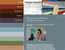 Tablet Screenshot of maggiegallagher.net