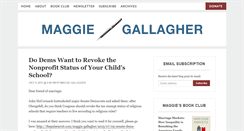 Desktop Screenshot of maggiegallagher.com