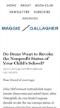 Mobile Screenshot of maggiegallagher.com